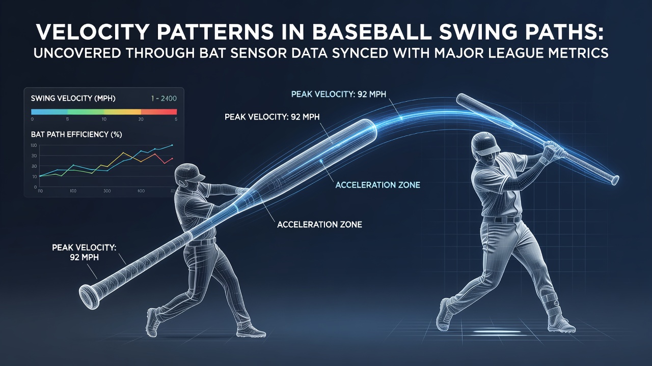 Detailed graph of bat velocity curves synced with MLB broadcast replay frames
